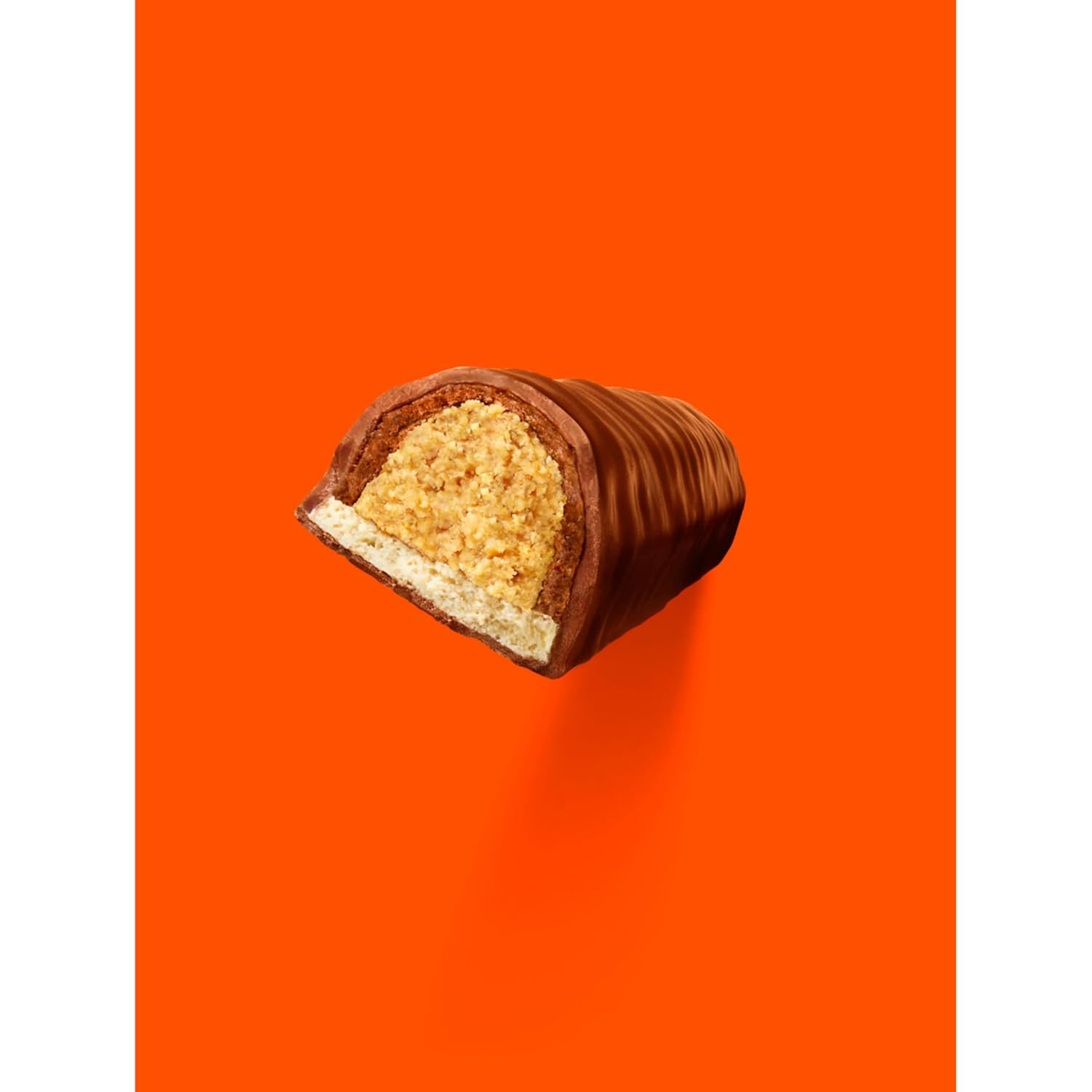 REESE'S FAST BREAK Peanut Butter Nougat Bars – Housewarming Gift Basket Filler, 1.8 oz Individually Wrapped Milk Chocolate Bars