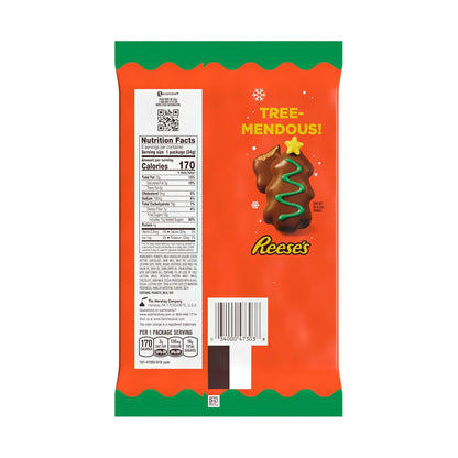REESE'S Milk Chocolate Peanut Butter Trees Holiday Gift Basket Filler – Kosher Certified Christmas Candy for Secret Santa and Stocking Stuffers