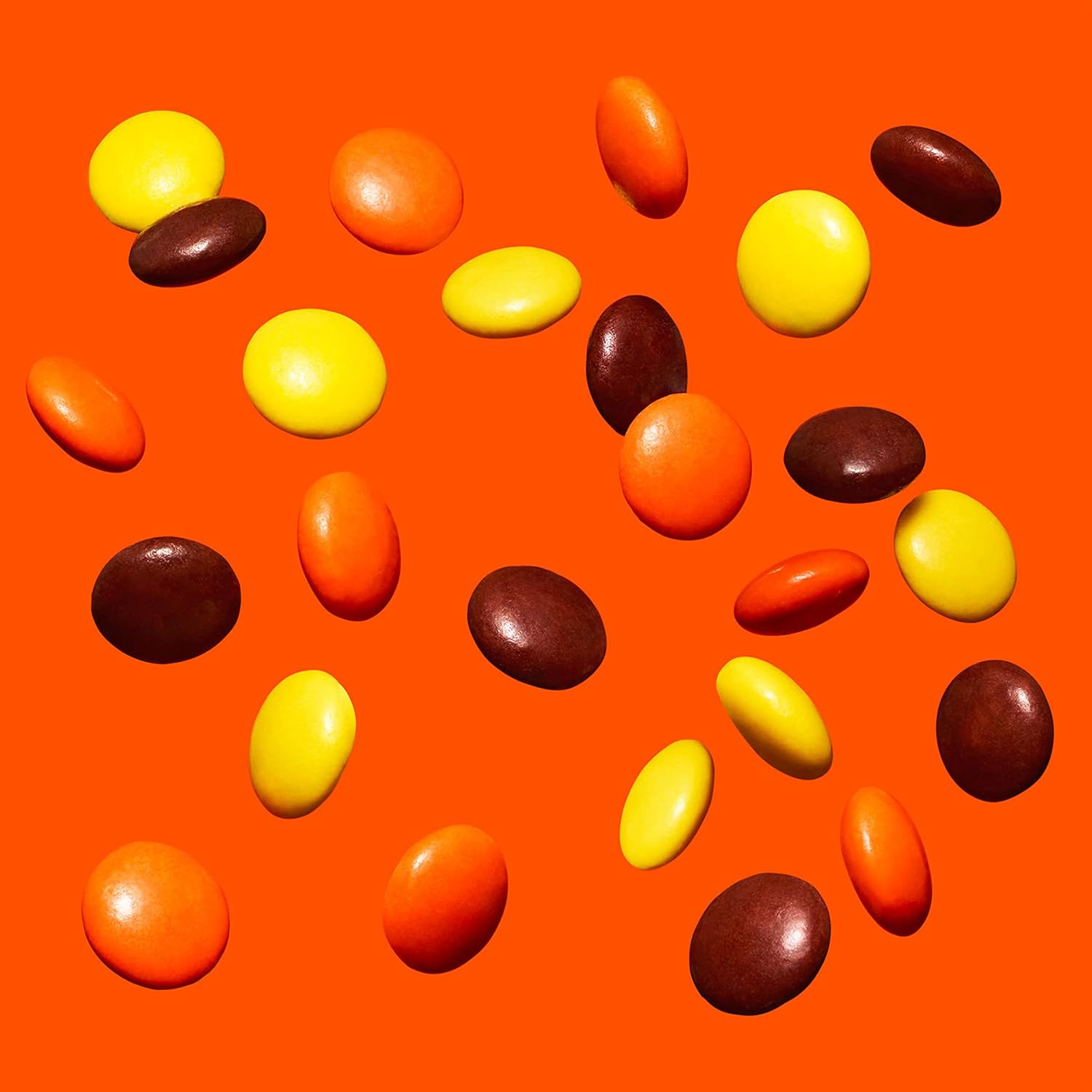REESE'S PIECES Peanut Butter Crunchy Shell Candy 48 oz – Safe Gluten Free Treat for Playroom and Birthday Parties