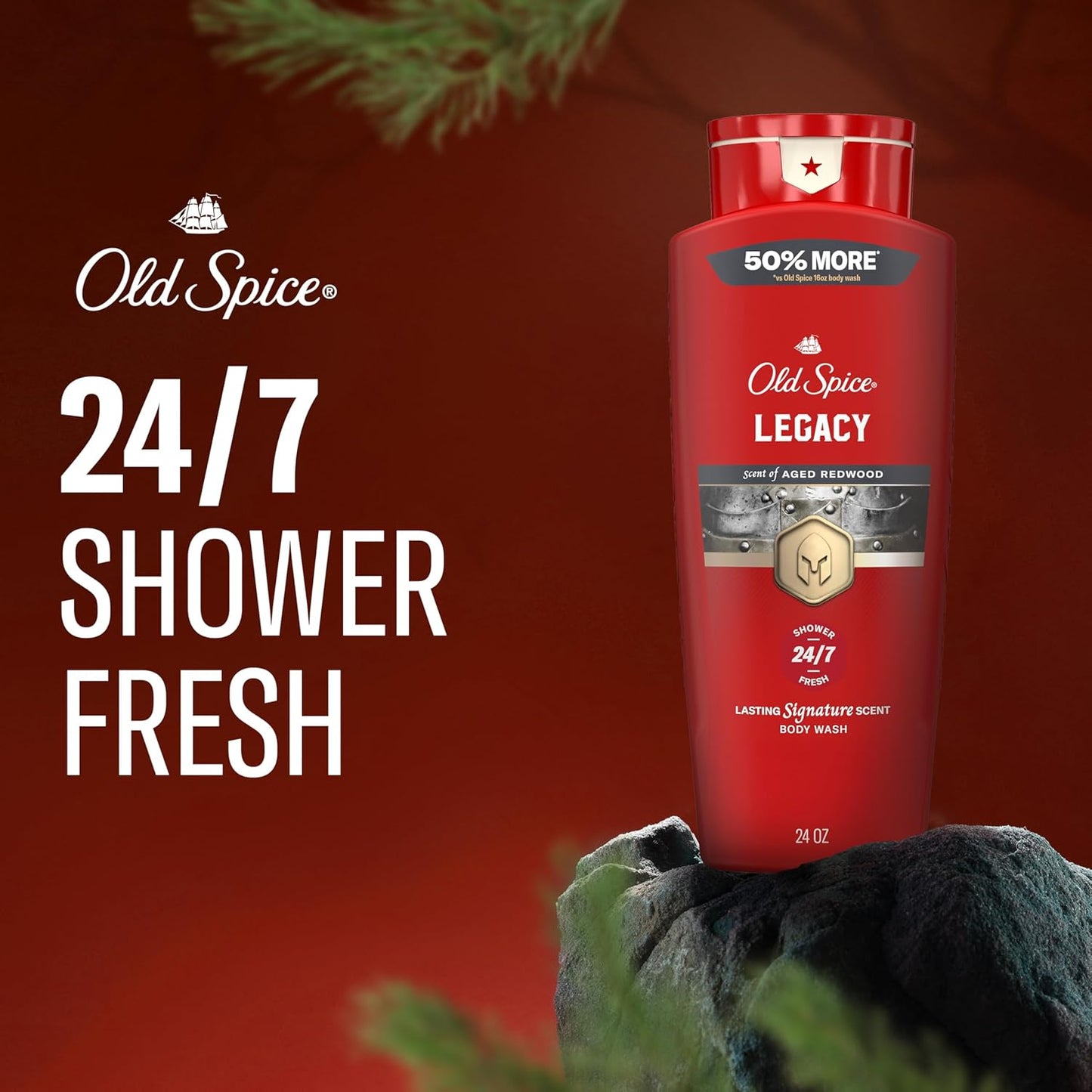 refreshing lather that rinses clean while leaving lasting fragrance