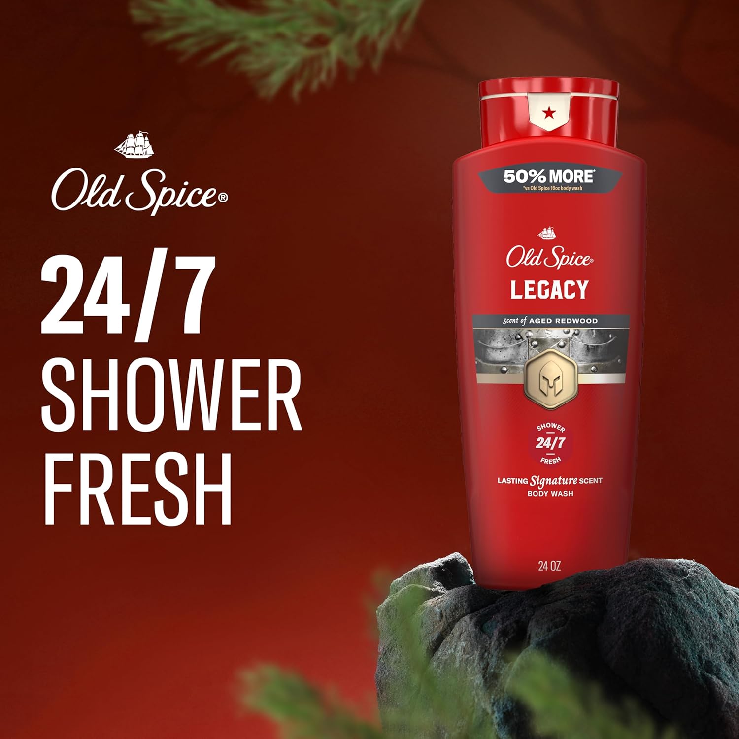 refreshing lather that rinses clean while leaving lasting fragrance