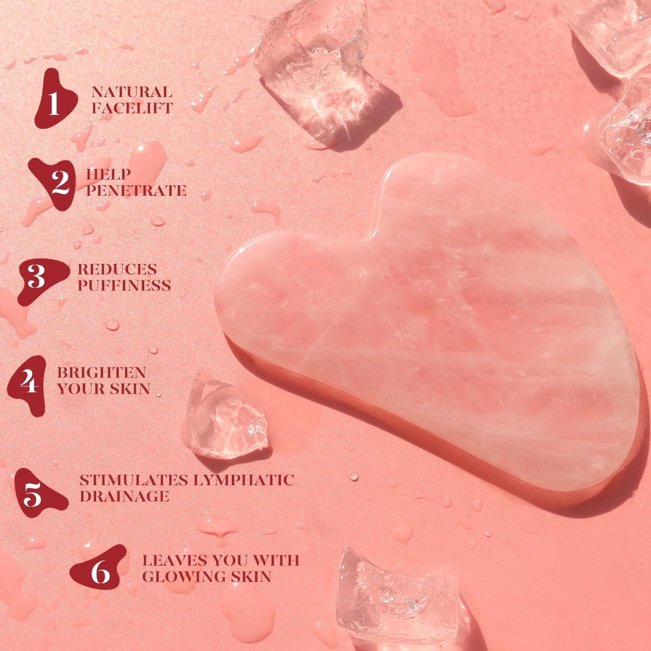 refrigerator-safe stone material for chilled cooling therapy on contact