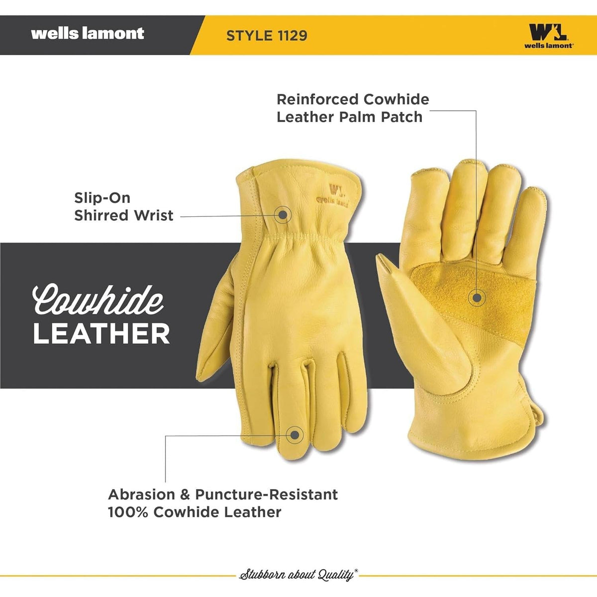 reinforced leather palm patch for enhanced grip and wear resistance