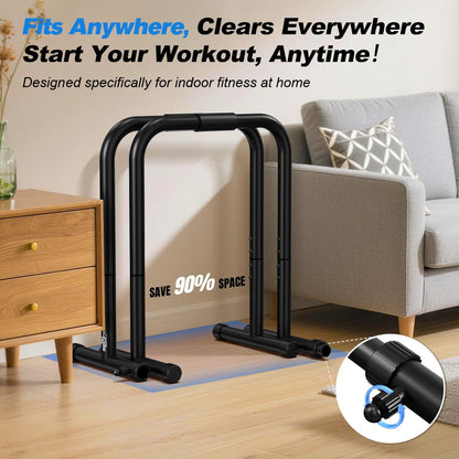 RELIFE REBUILD YOUR LIFE Clean-Design Calisthenics Bars for Less-Is-More Garage Gym Corner