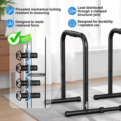 RELIFE REBUILD YOUR LIFE Clean-Design Calisthenics Bars for Less-Is-More Garage Gym Corner