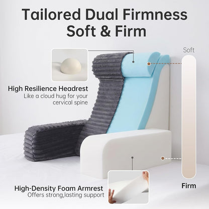 removable, machine-washable plush faux fur cover