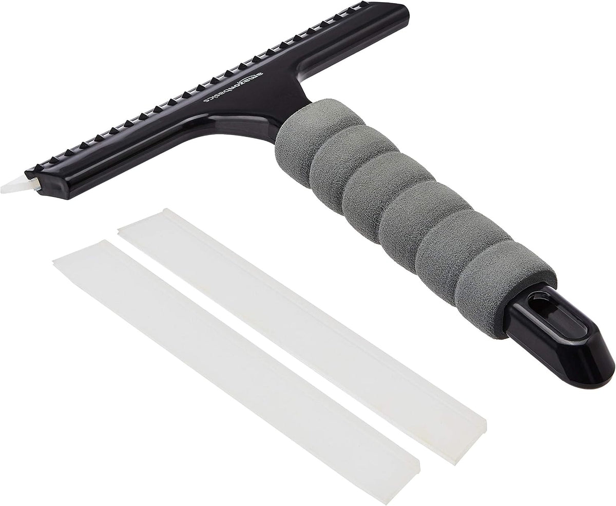 removable non-slip handle for tight-space use and compact storage