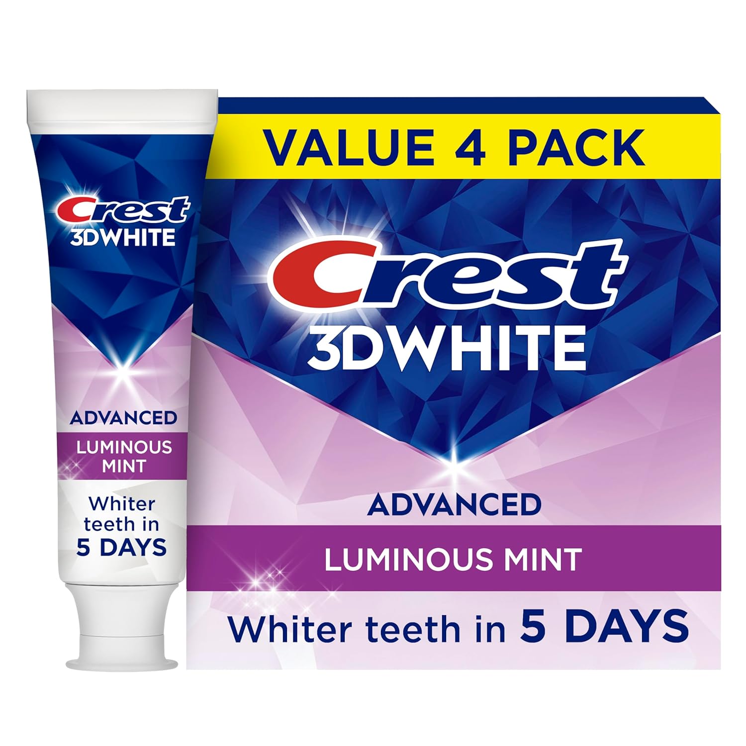 removes 90% more surface stains compared to regular toothpaste