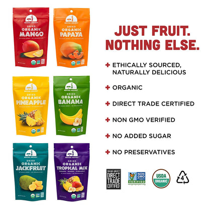 resealable 2 oz single-serve pouches in 6-pack configuration