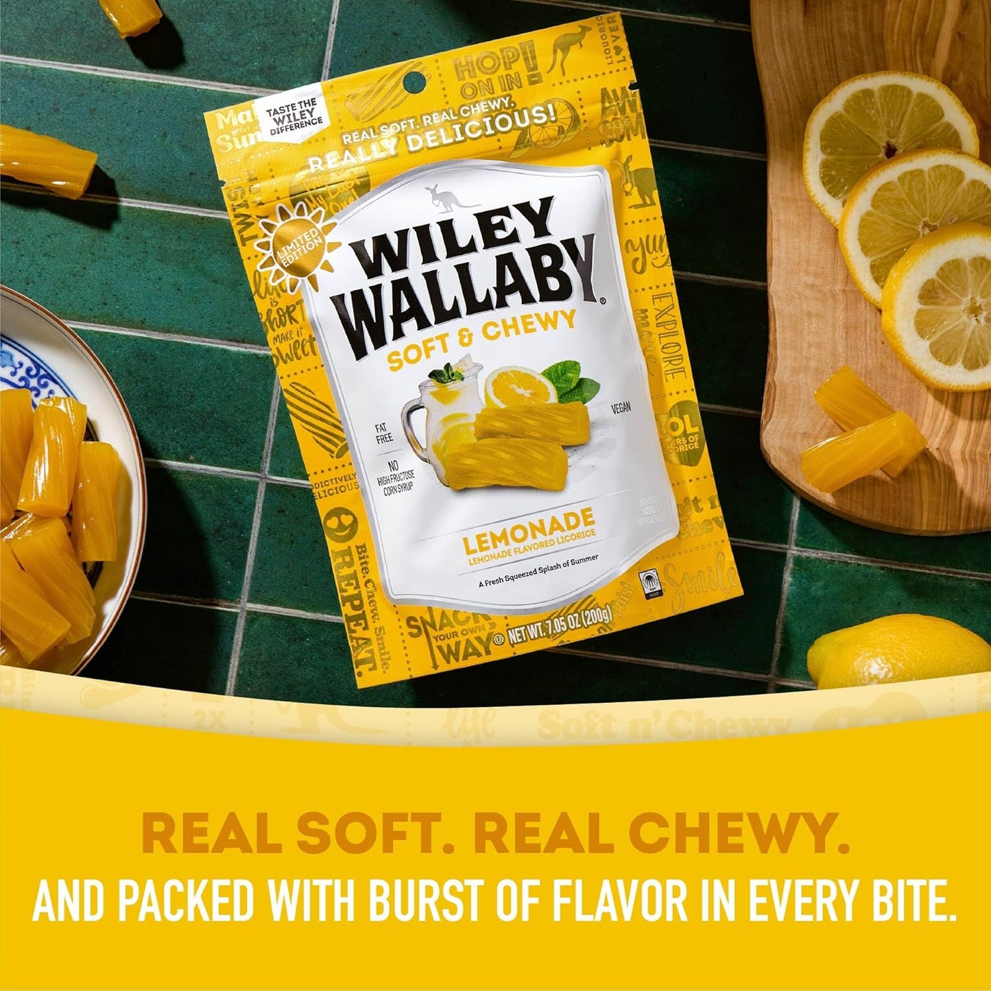 resealable 7.05 oz pouch for freshness and portability