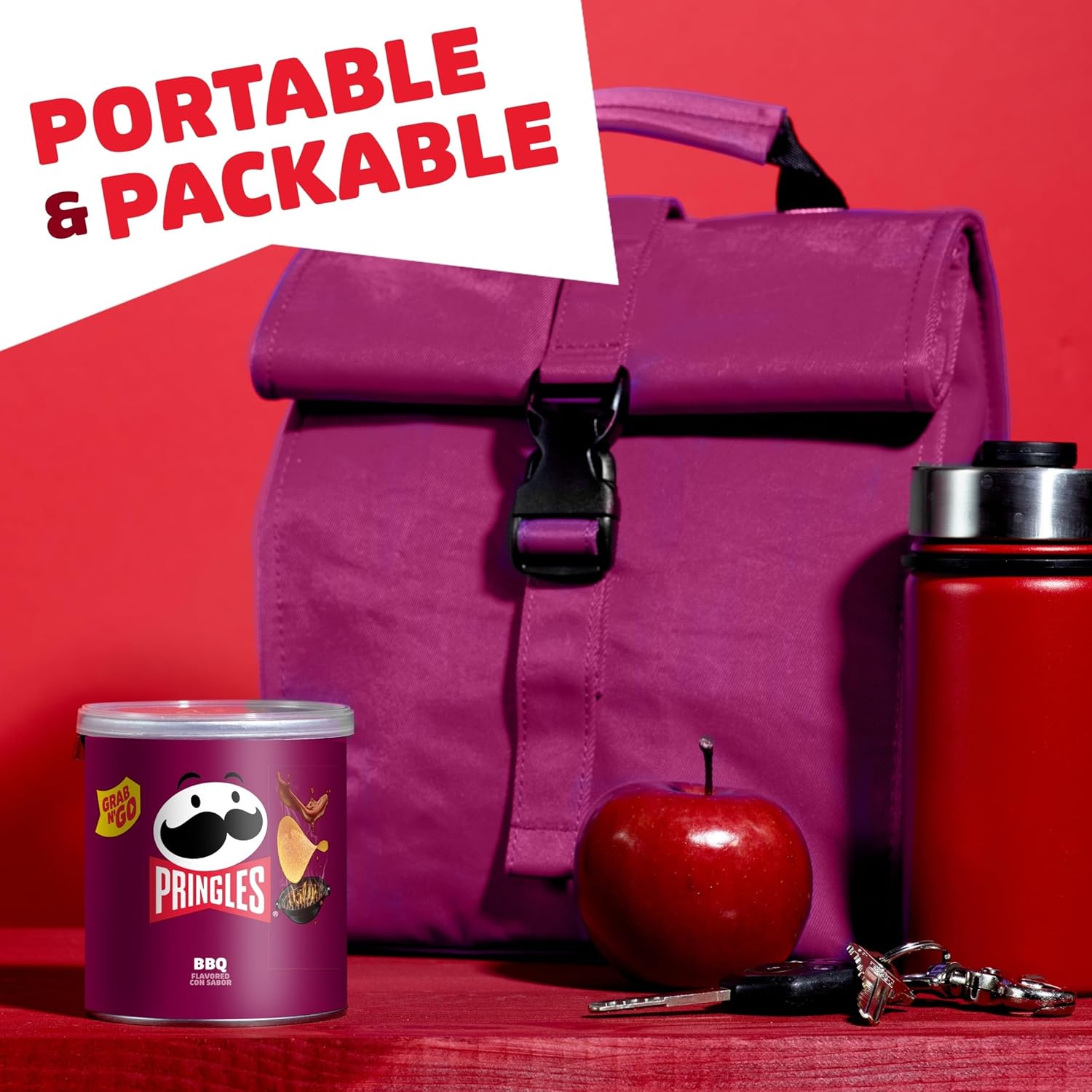 resealable canister-style packaging designed for repeated snacking sessions