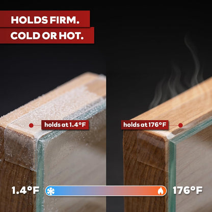 residue-free removal safe for wood and delicate surfaces