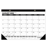 GuassLee Desktop Calendar 2026-2027 - Stylish Desk and Wall Organizer for Open Shelving and Reading Nooks, Neutral 19-Month Layout, June 2026 Onward