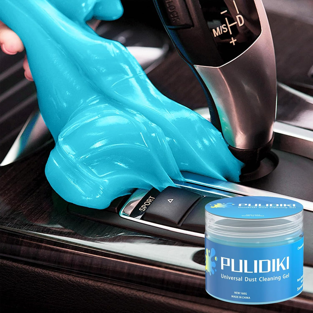 reusable tacky gel compound that lifts dust on contact