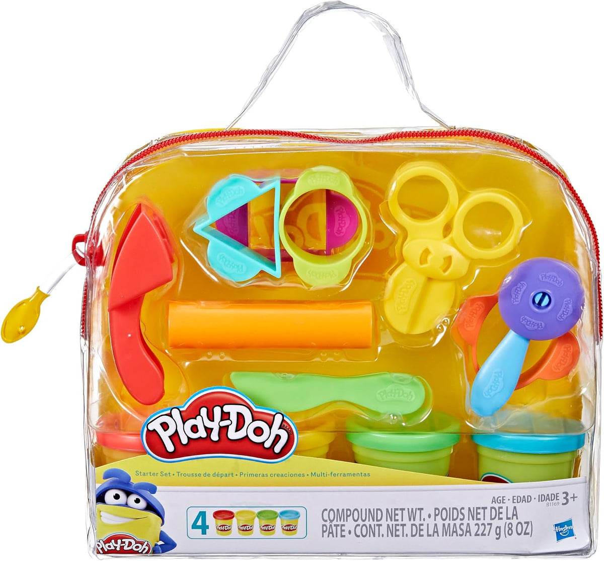 reusable vinyl storage tote/bag that contains all 13 pieces