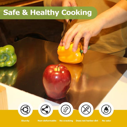 reversible double-sided design for separating raw meat and produce prep