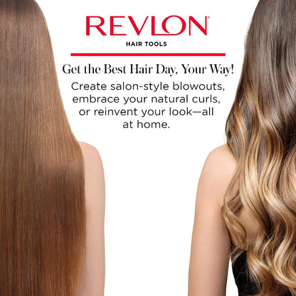 REVLON Tourmaline Ionic Dryer with Diffuser – Time-Saving Blowout for Working from Home