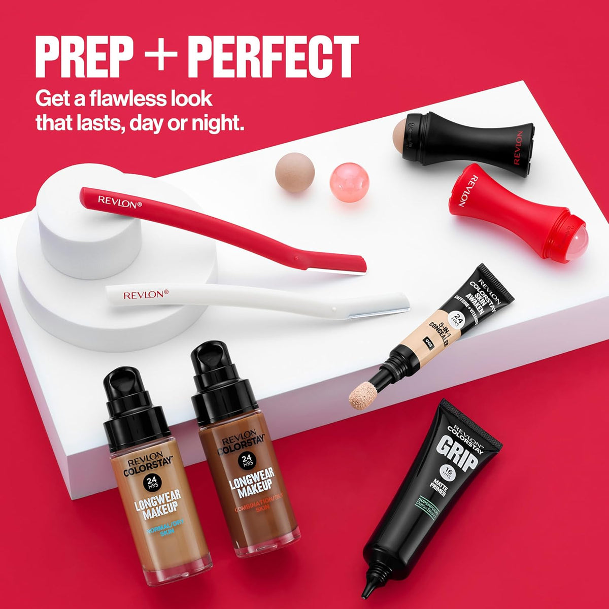 Revlon Volcanic Face Roller – Thoughtful Birthday Gift for Her, Travel-Friendly Shine Control