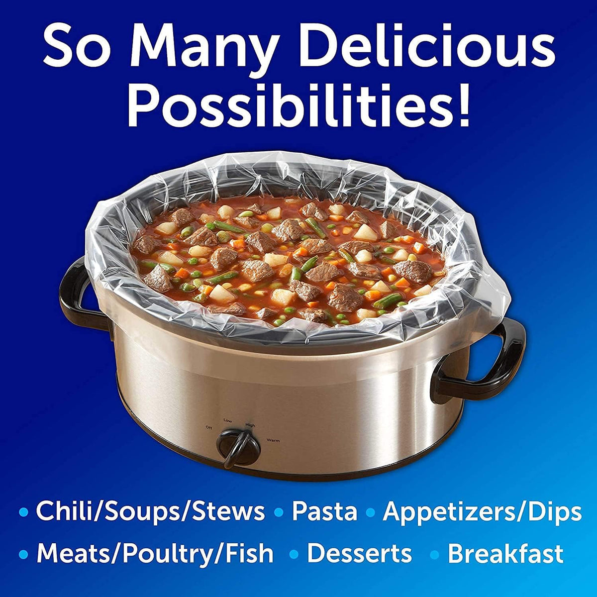 Reynolds Kitchens Small Slow Cooker Liners – Mother’s Day Gift for Home Chefs, 5-Count