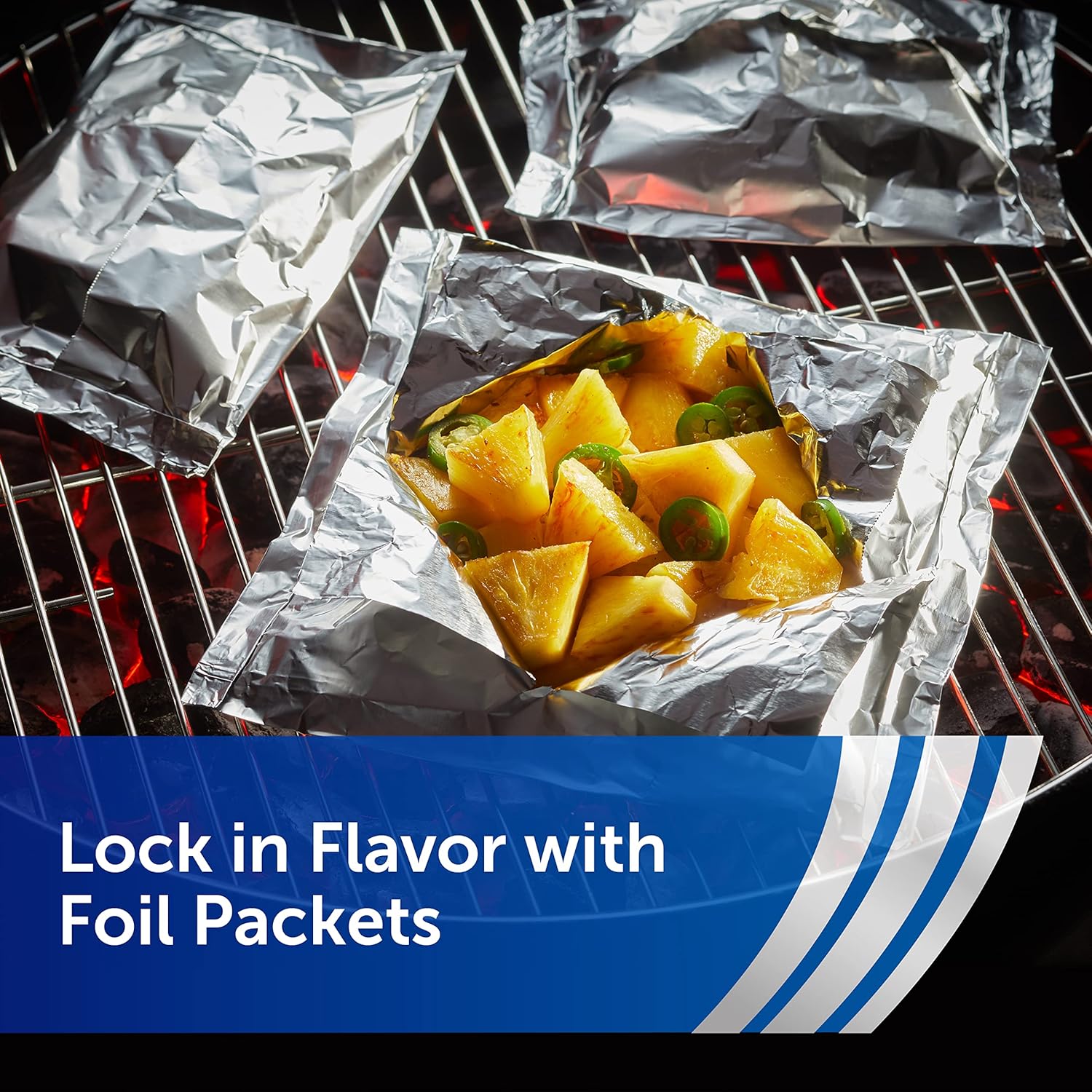 Reynolds Wrap Heavy Duty Aluminum Foil Roll, Wide Sheet for Grilling Fish and Vegetables in Foil Packets Outdoors