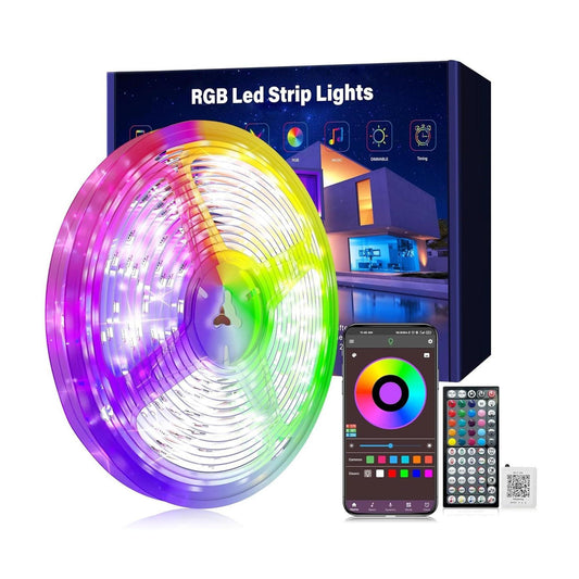 rgb color-changing leds with 16 million color options and dimmable brightness