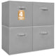 Gray - 13" x 13" x 13" - 4