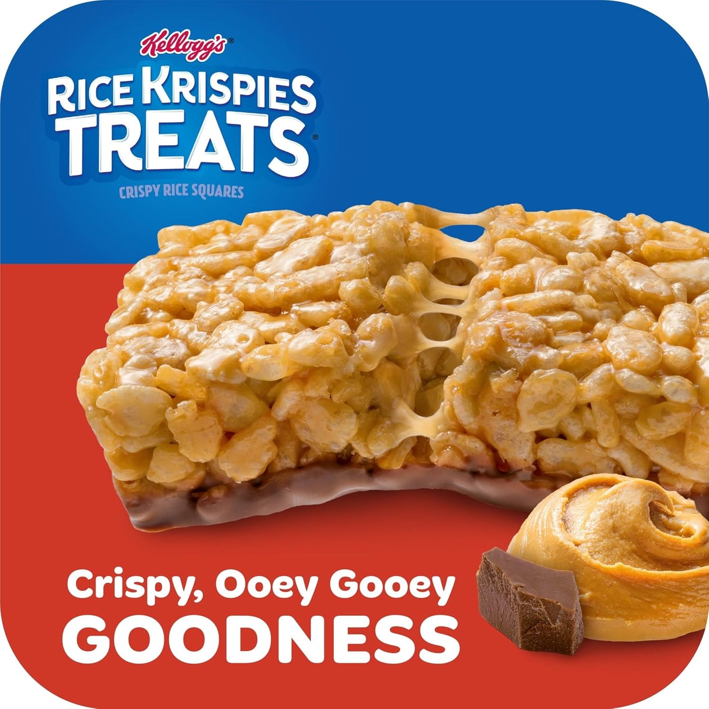 Rice Krispies Treats Marshmallow Squares Bulk Snack Pack for Kids Lunchboxes Backpacks and Playdates