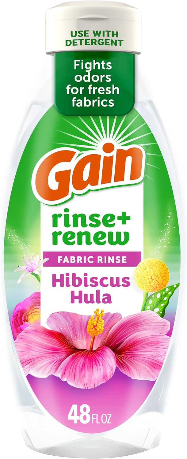 rinse-cycle additive formula that breaks down and rinses away odor-causing residue