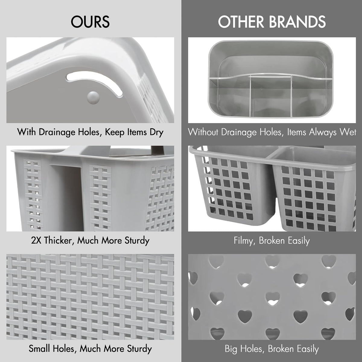 rinse-with-water cleaning for low maintenance