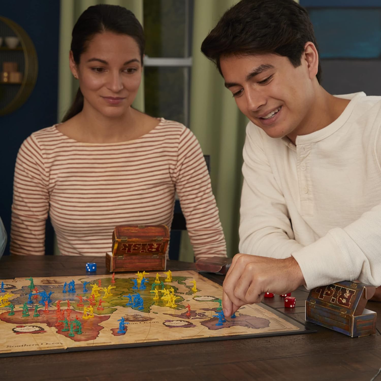 Risk Board Game – Holiday and Housewarming Present for Teens and Adults Who Love War Strategy Games