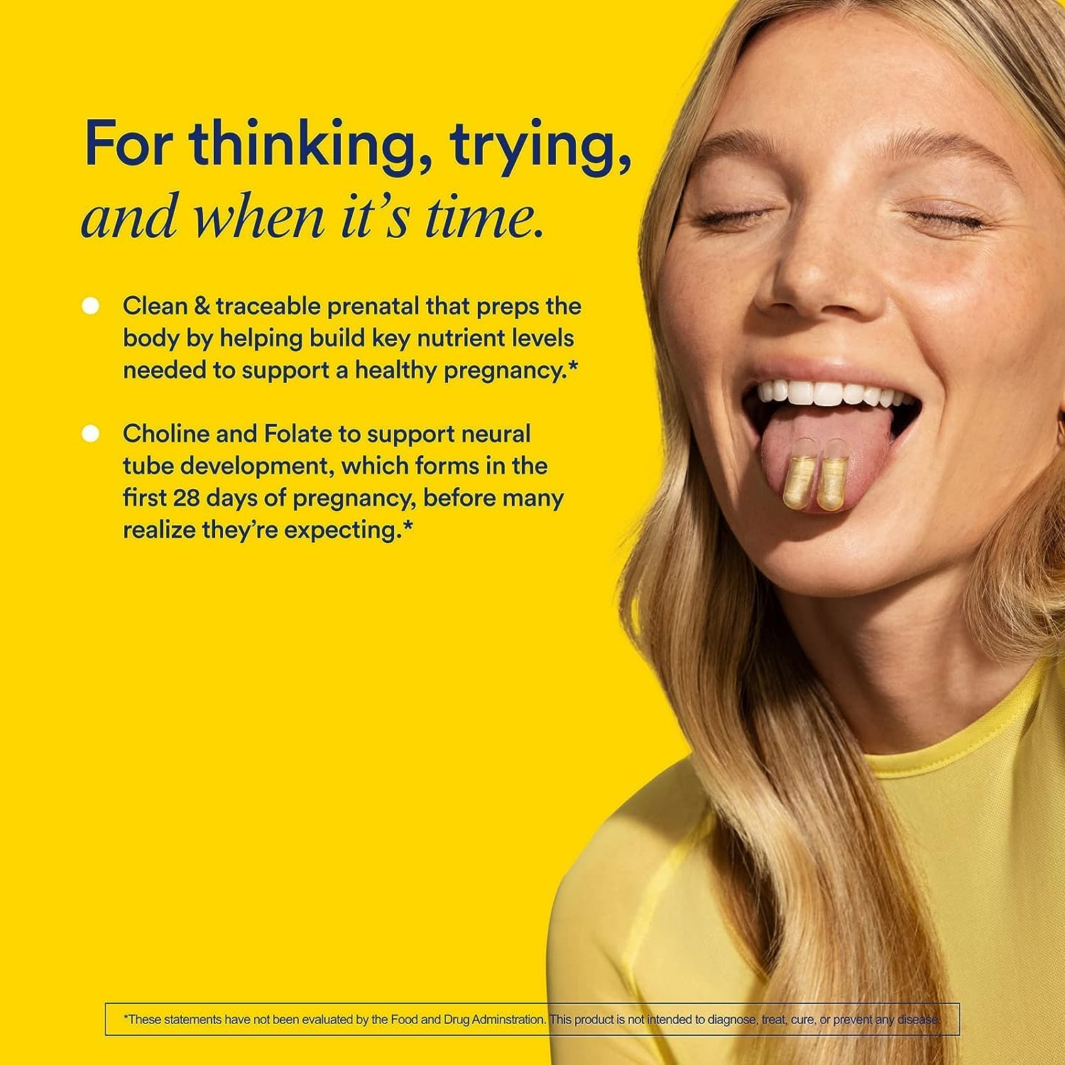 Ritual Bespoke Prenatal – Luxury Daily Capsule for Trying to Conceive, Third-Party Tested and Traceable Sourcing