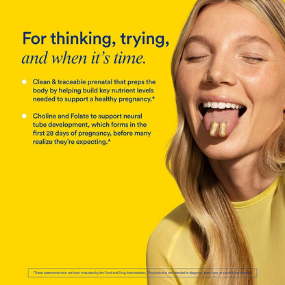 Ritual Bespoke Prenatal – Luxury Daily Capsule for Trying to Conceive, Third-Party Tested and Traceable Sourcing