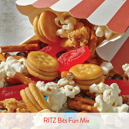 RITZ Bits Cheese Sandwich Crackers – Road Trip Travel Snack, 40 Single-Serve 1-oz Packs