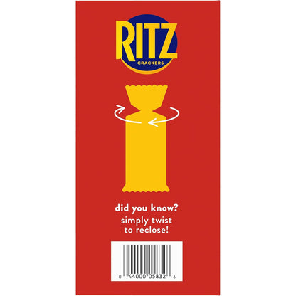 RITZ Original Crackers – Cholesterol-Free Snack for Balanced Lifestyle Pantries, 27.4 oz