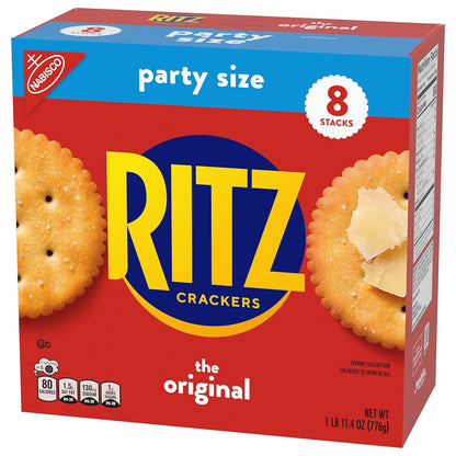 RITZ Original Crackers – Cholesterol-Free Snack for Balanced Lifestyle Pantries, 27.4 oz