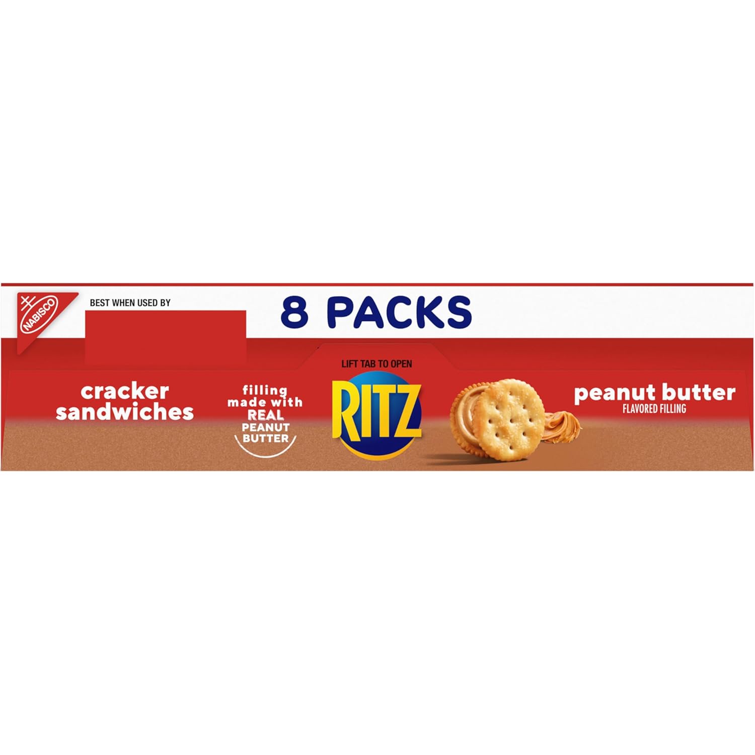 RITZ Peanut Butter Sandwich Crackers – Office Desk Drawer Snacks for Between-Meeting Fuel