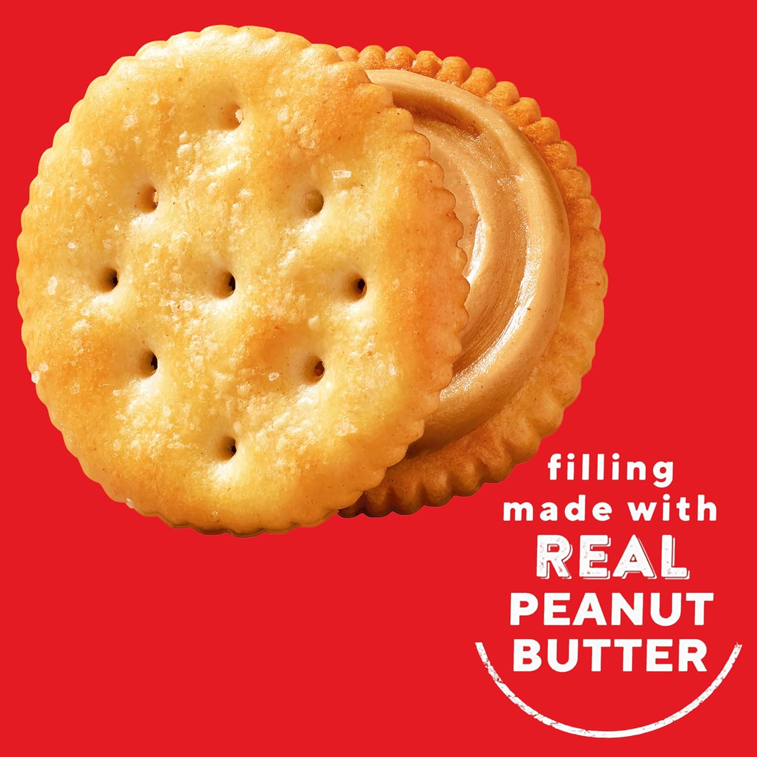 RITZ Peanut Butter Sandwich Crackers – Office Desk Drawer Snacks for Between-Meeting Fuel