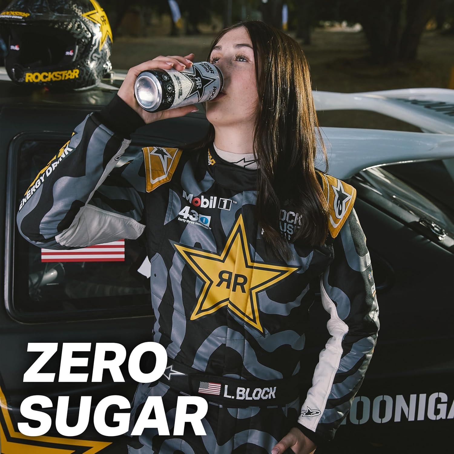 Rockstar Pure Zero Silver Ice – Keto-Friendly Zero Sugar Caffeine Drink for Active Lifestyle Wellness
