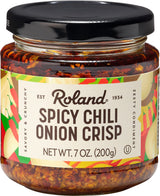 Roland Foods Spicy Chili Onion Crisp 7 oz – Savory Housewarming Gift for New Homeowners and Hosts