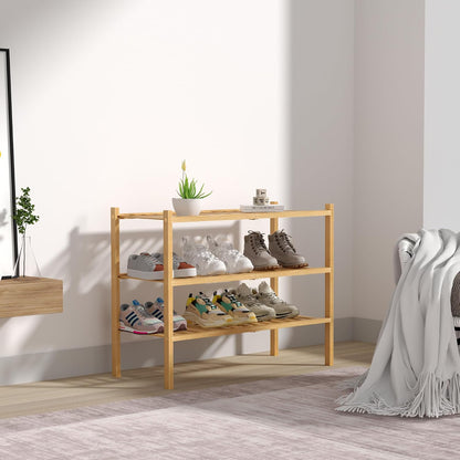 ROMGUAR CRAFT Modular Shoe Storage – Understated Scandinavian-Style Rack for Uncluttered Homes