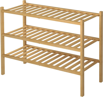 ROMGUAR CRAFT Modular Shoe Storage – Understated Scandinavian-Style Rack for Uncluttered Homes