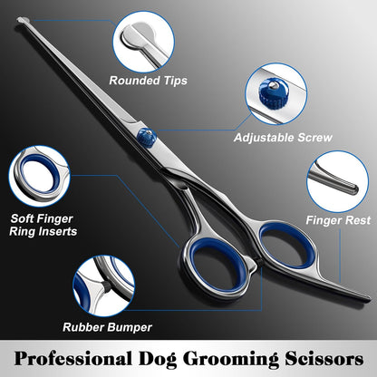 round safety tips on all blades to prevent skin punctures