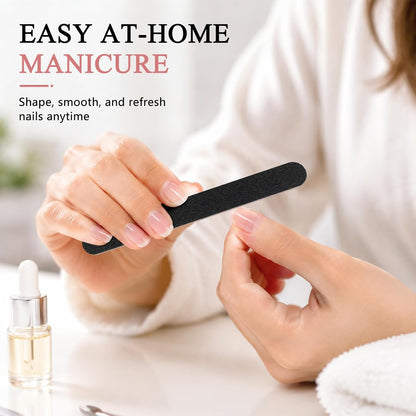 rounded top edge for comfortable handling during manicure and pedicure