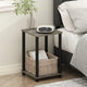 French Oak/Black - 2-Tier, Round Tubes - 1