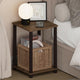 Walnut/Brown - 2-Tier, Round Tubes - 1