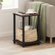 Cherry Oak/Black - 2-Tier, Round Tubes - 1