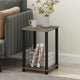 Grey Oak/Black - 2-Tier - 1
