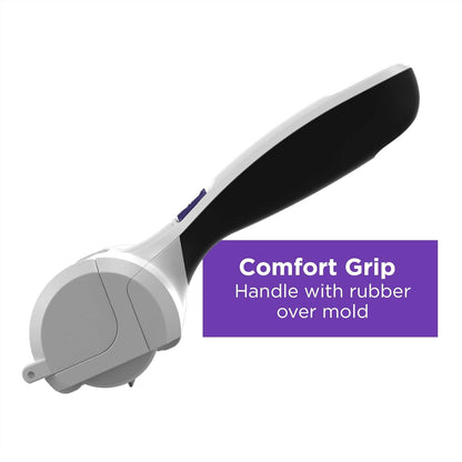 rubber over-molded handle for ergonomic grip