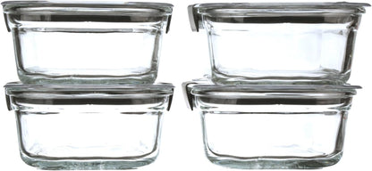 Rubbermaid Brilliance Glass Set – Healthy Portion Planning, Freezer-to-Microwave Routine