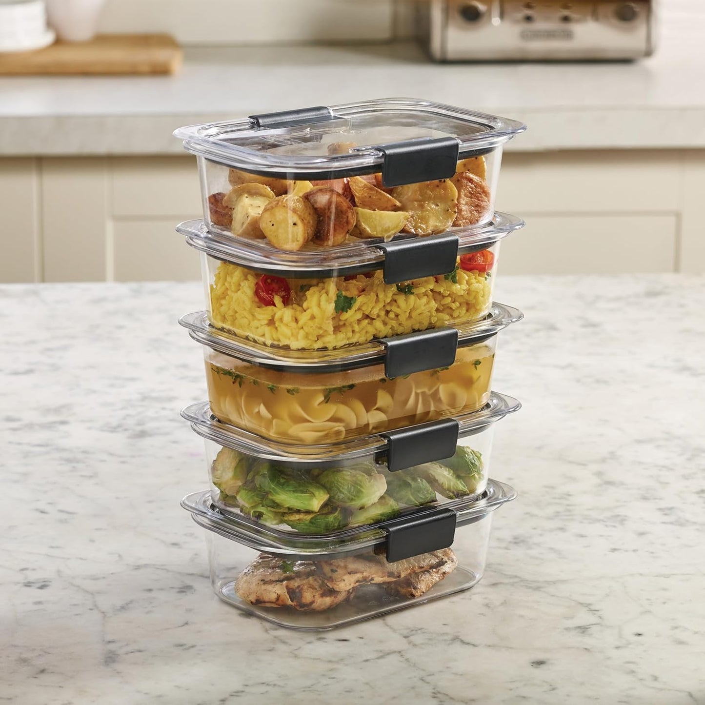 Rubbermaid Brilliance Leak-Proof Lunch Containers – School Lunch Packing for Busy Parents